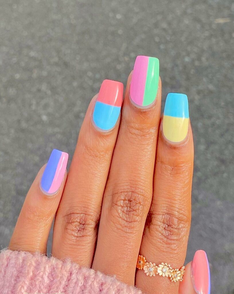 Acrylic Easter Nails Pictures, Photos, and Images for Facebook, Tumblr, Pinterest, and Twitter