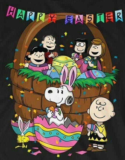Happy Easter Snoopy Gang Pictures, Photos, and Images for Facebook