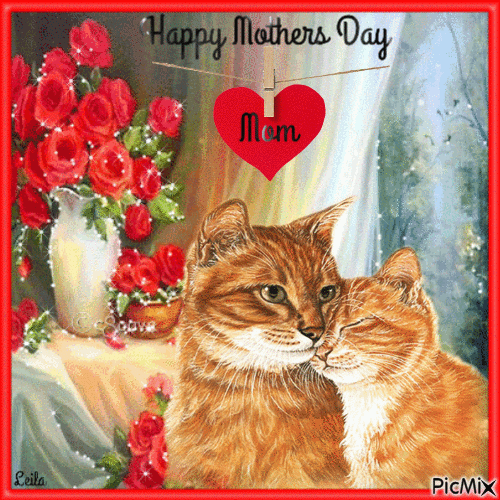 Loving Cats Happy Mothers Day, Mom Pictures, Photos, and Images for