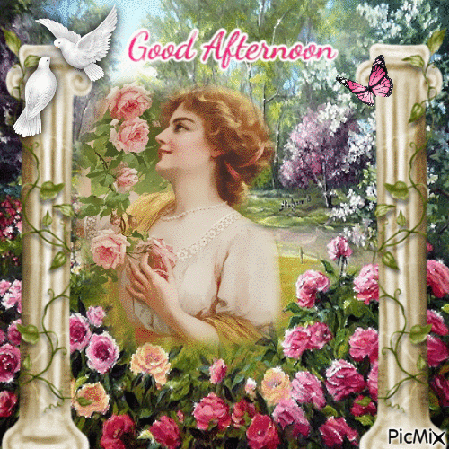 Rose Garden Good Afternoon Gif Pictures, Photos, and Images for