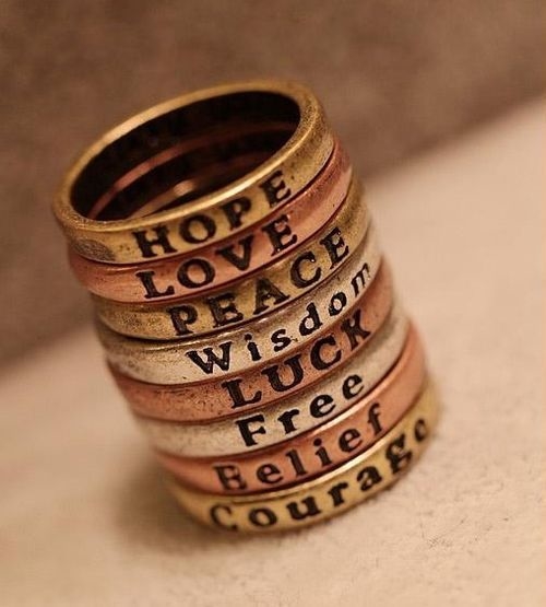 Rings of wisdom Rings of wisdom