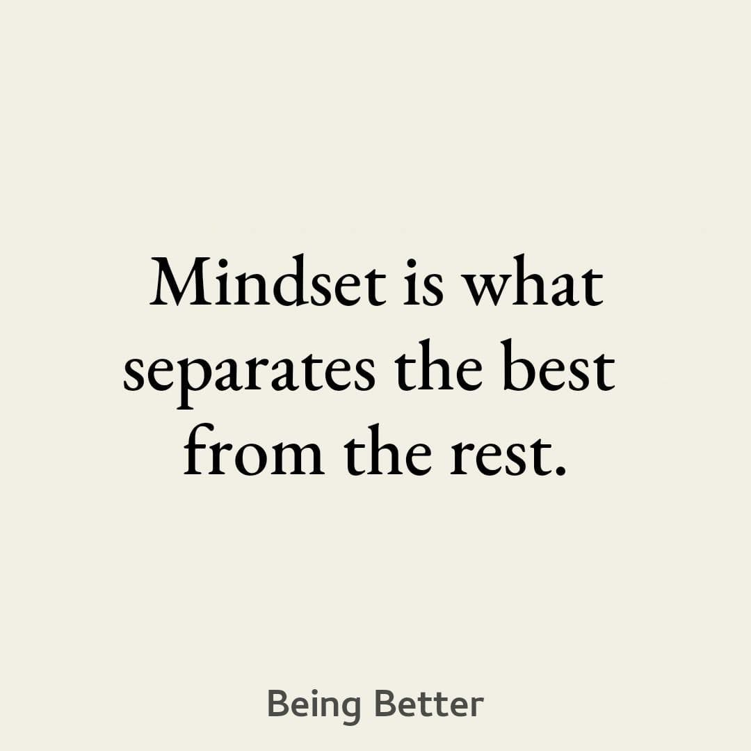 Mindset Is What Separates The Best From The Rest Pictures, Photos, and Images for Facebook