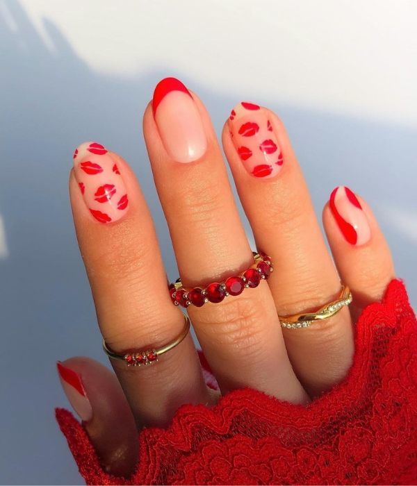 Red Kiss Nails Pictures, Photos, and Images for Facebook, Tumblr