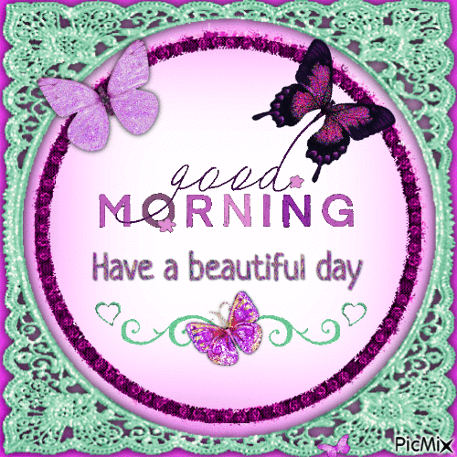 Lovely Butterflies Good Morning Pictures, Photos, and Images for