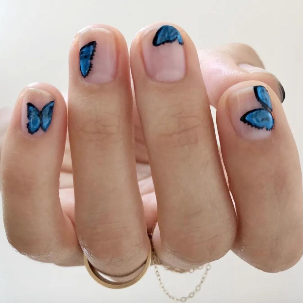 Short Butterfly Nails Pictures, Photos, and Images for Facebook, Tumblr