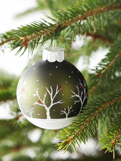 Festive christmas ornament