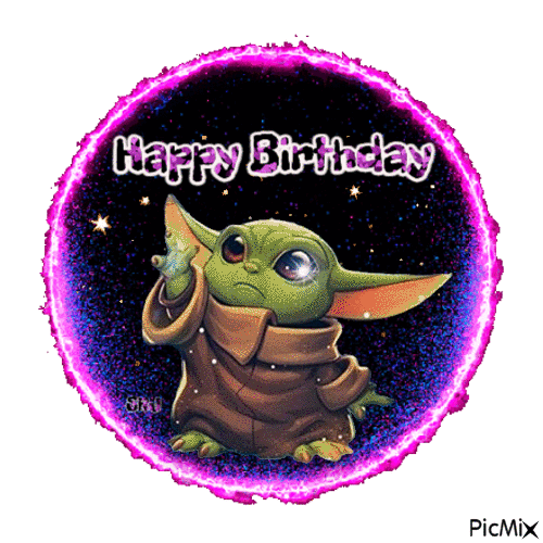 Baby Yoda Happy Birthday Gif Pictures, Photos, and Images for Facebook
