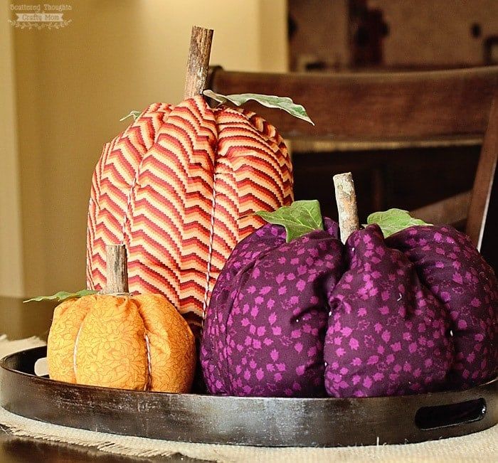 Fabric Pumpkin Decor Pictures, Photos, and Images for Facebook, Tumblr, Pinterest, and Twitter