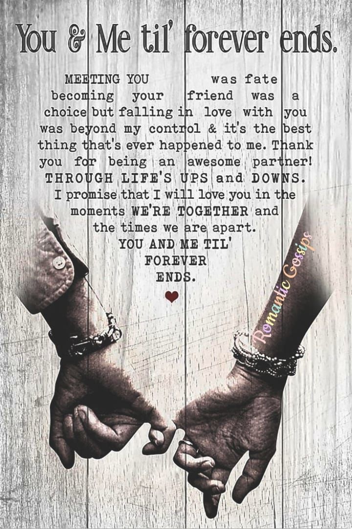 Cause We Are Gonna Be Forever You And Me You And Me Forever Quotes