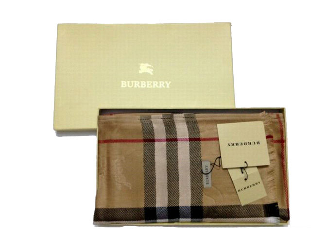 Burberry Sjaal Zijde Katoen M003