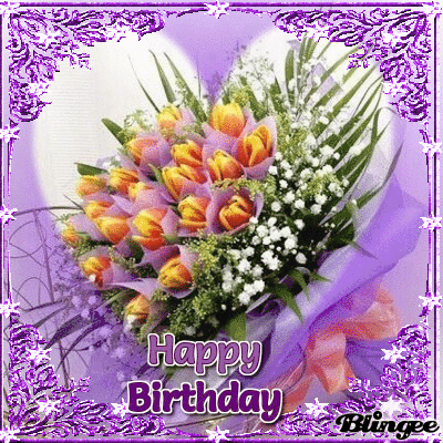 Tulip Bouquet - Happy Birthday Pictures, Photos, and Images for