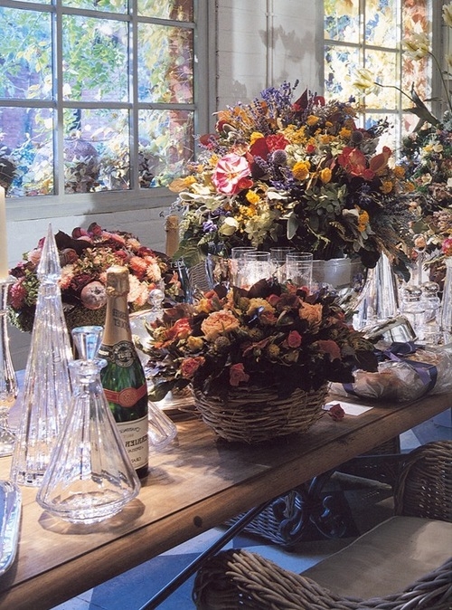 Country floral design