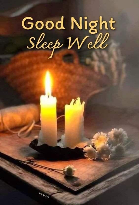Lit Candle Good Night And Sleep Well Pictures, Photos, and Images for
