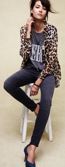 Leopard shirt casual
