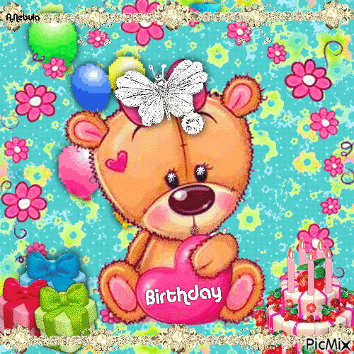 Happy Birthday Teddy Bear Gif Pictures, Photos, and Images for Facebook
