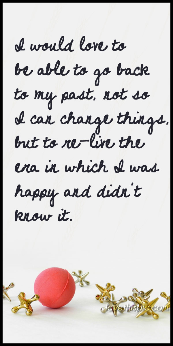 the past the past