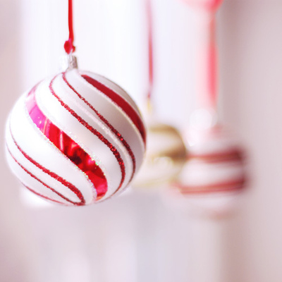 Peppermint ornaments Peppermint ornaments