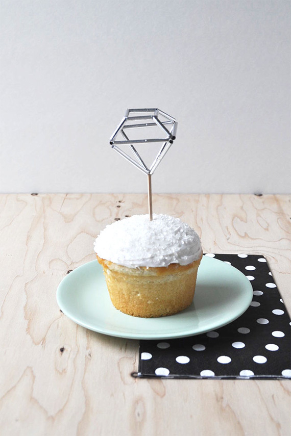 Miniature diamond toppers