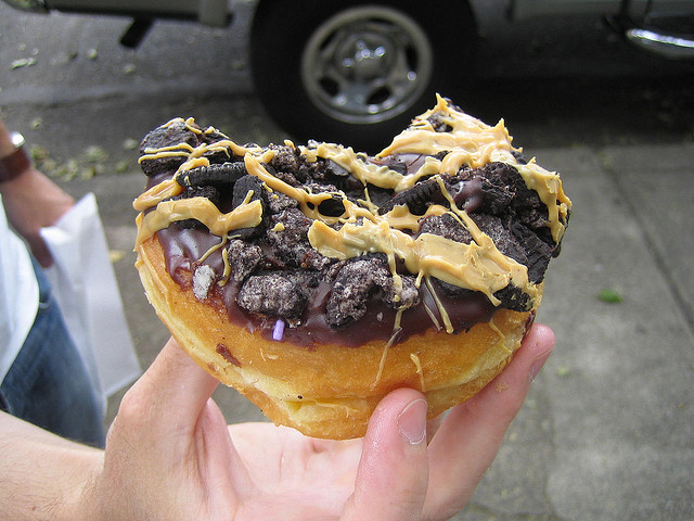 Oreo cookie donut