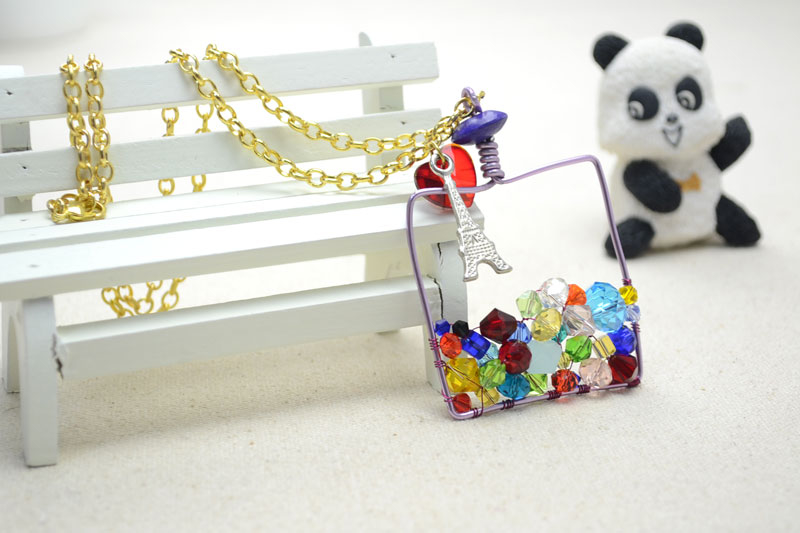 Perfume Bottle Necklace