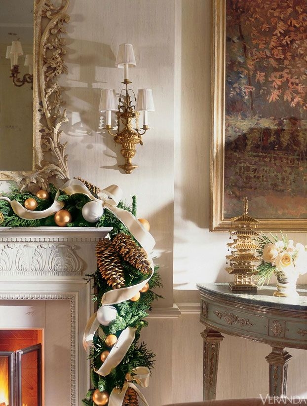 Fireplace garland Fireplace garland