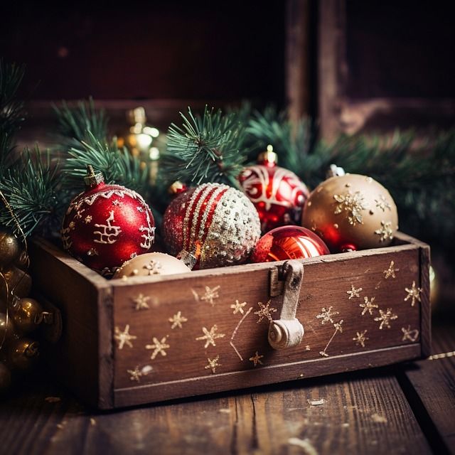 Box Of Decorated Ornaments Pictures, Photos, and Images for Facebook