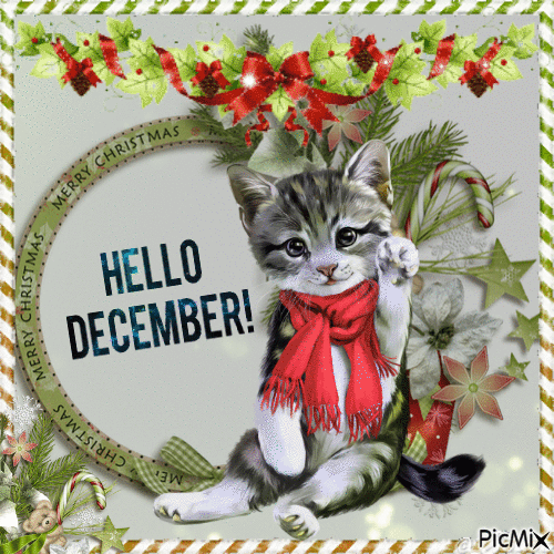 Hello December And Merry Christmas Gif Pictures, Photos, and Images for