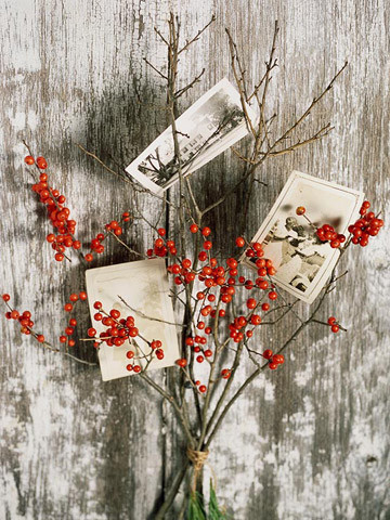 Holiday photo display