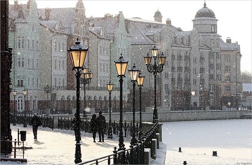 City snow