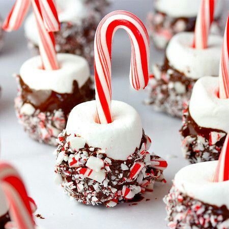 Candy cane treats