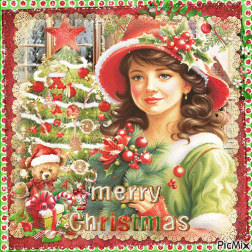 Vintage Merry Christmas Gif Pictures, Photos, and Images for Facebook