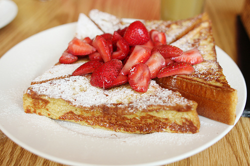 Strawberry french toast Strawberry french toast