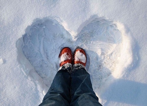Snow heart
