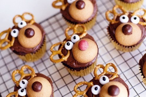 Reindeer cupcakes Reindeer cupcakes