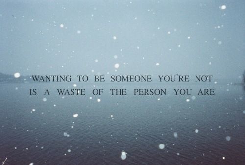 Waste of the person you are Waste of the person you are