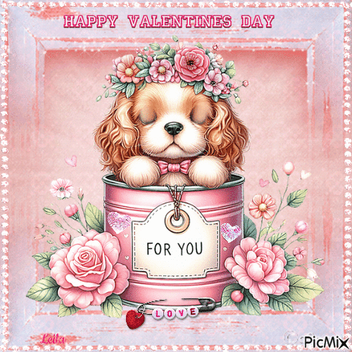 Valentine's Day Dog - Happy Valentine's Day Pictures, Photos, and ...