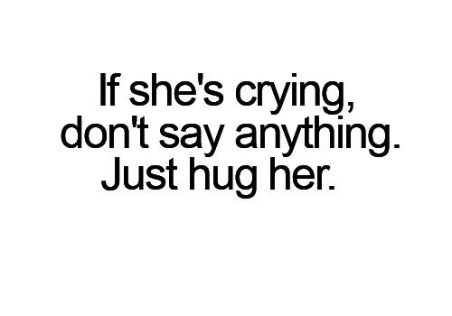 Just hug her
