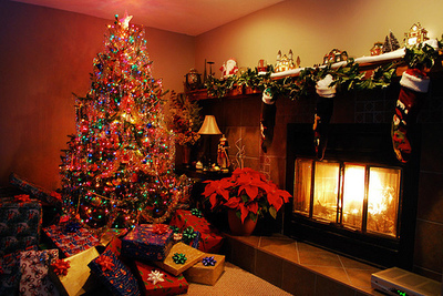Christmas by the fire Christmas by the fire