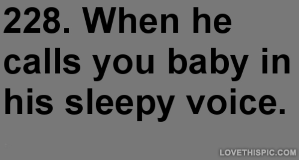 Calls You Baby
