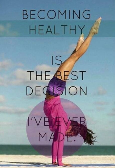 Becoming healthy