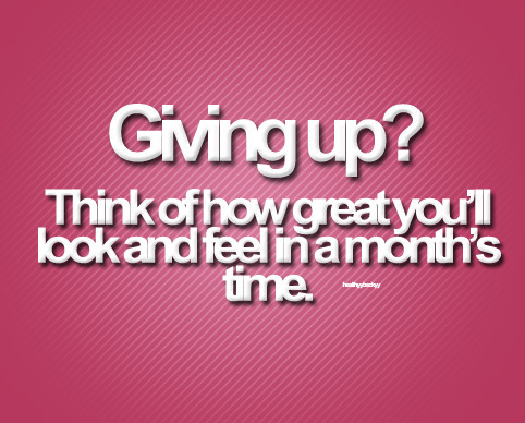 Giving up?