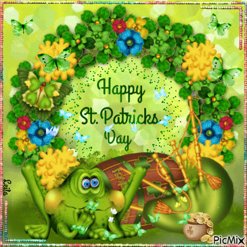 Crazy Frog Happy St Patrick's Day Pictures, Photos, and Images for