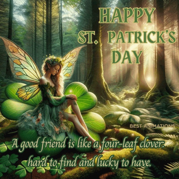 St Patrick's Day Fairy Gif Pictures, Photos, and Images for Facebook