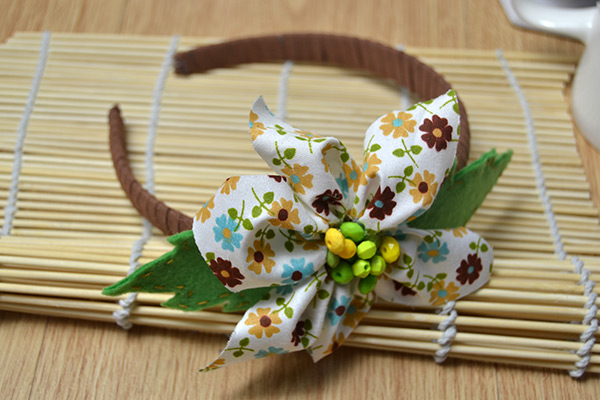 Fabric Flower Headband Fabric Flower Headband