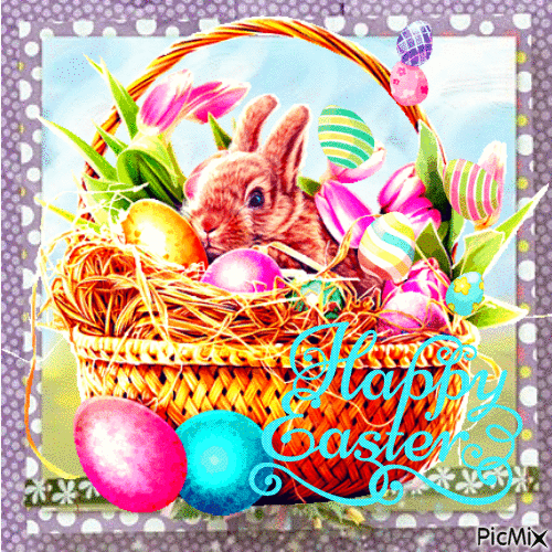 Happy Easter Basket Gif Pictures, Photos, and Images for Facebook