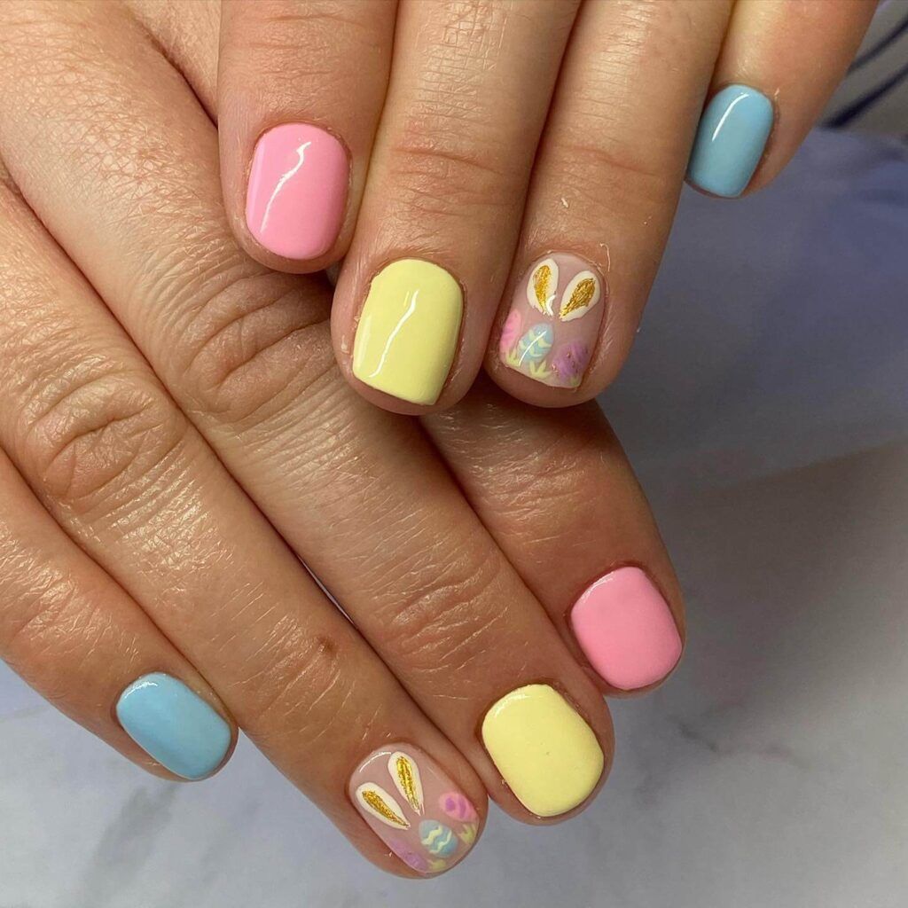 Short Pastel Easter Nail Design Pictures, Photos, and Images for ...