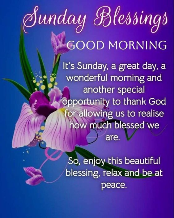 Sunday Good Morning Blessings Pictures Photos And Images For Facebook 