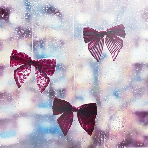 Ribbons in the rain
