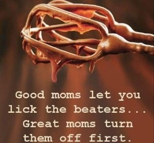 Great mom turn them off first Great mom turn them off first