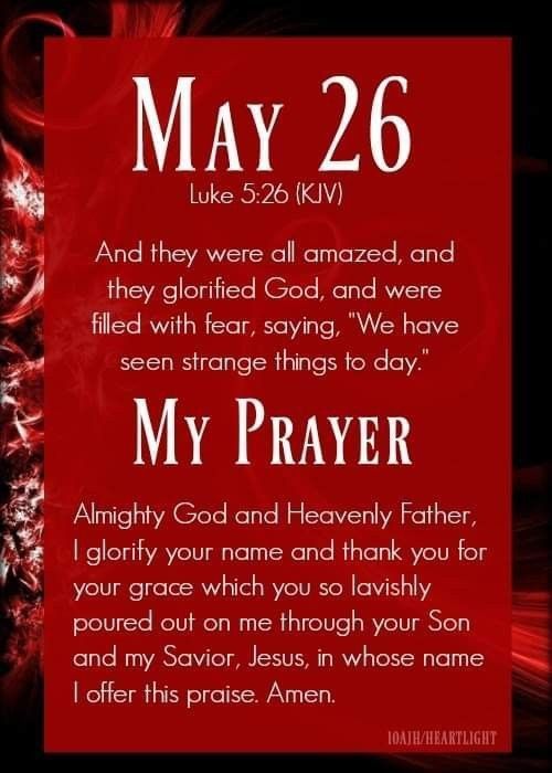 My Prayer For May 26 Pictures, Photos, and Images for Facebook, Tumblr